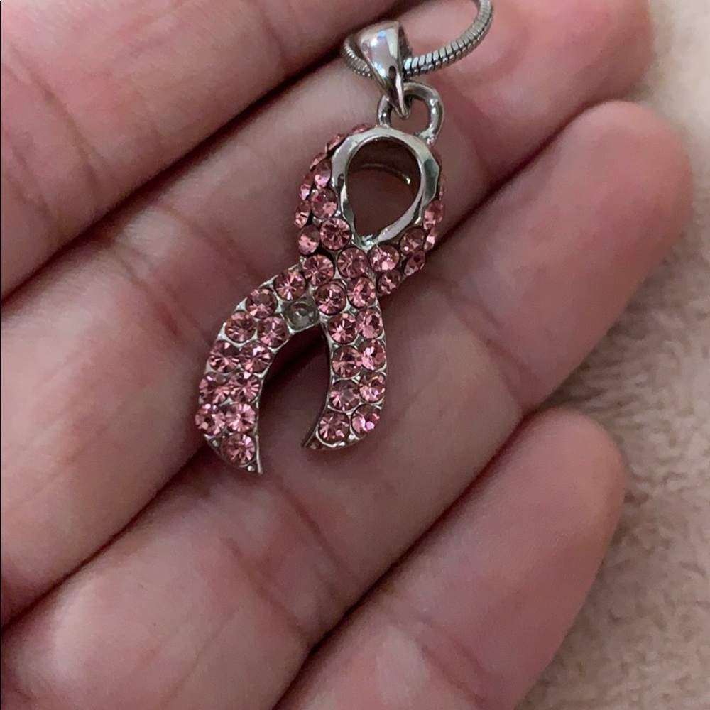 Pink Ribbon Necklace - Picture 4 of 4
